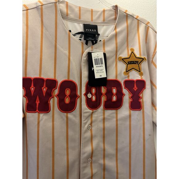 Disney Pixar Toy Story Woody Baseball Jersey — BoxLunch Exclusive Size: XS - Picture 5 of 5